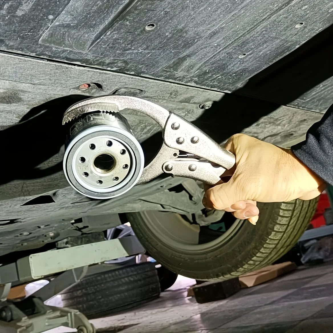 Clamp Filter Wrench Oil Grid Wrench Oil Change Adjustable