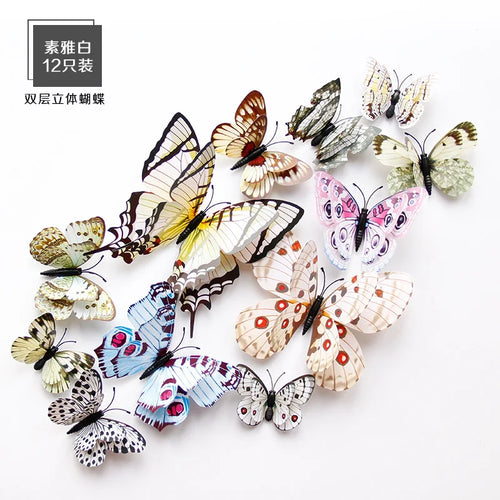 3D Butterfly Wall Stickers Decor Butterflies for Wedding Decoration