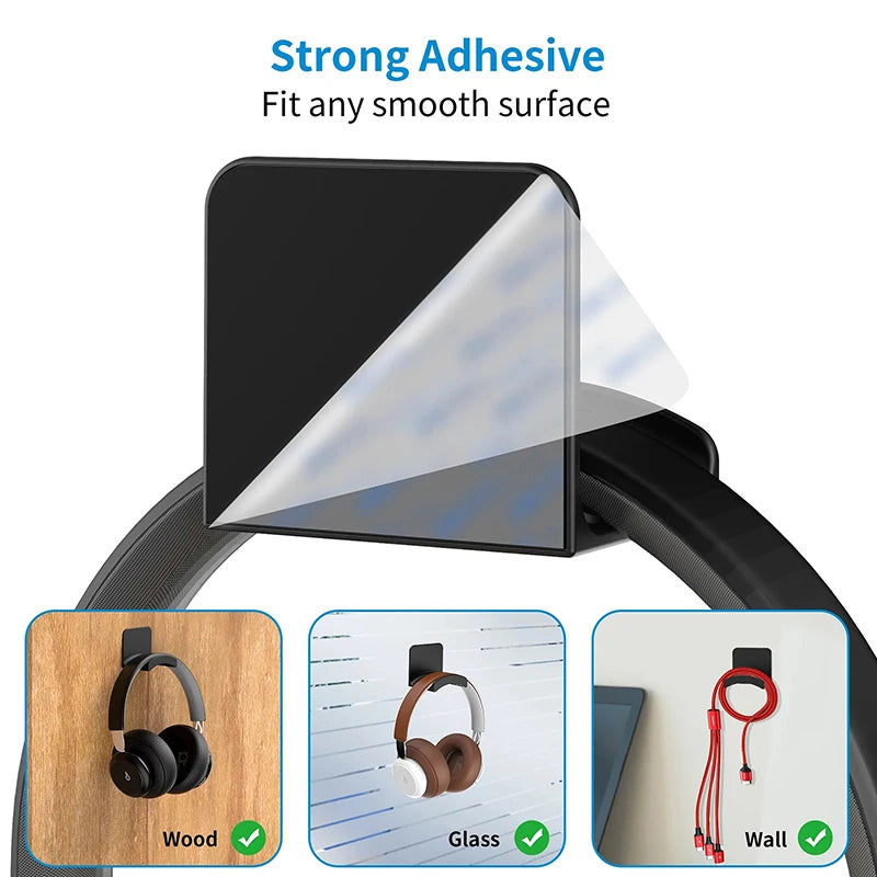Universal Wall Mounted Headphone Stand Gaming Controller Holder
