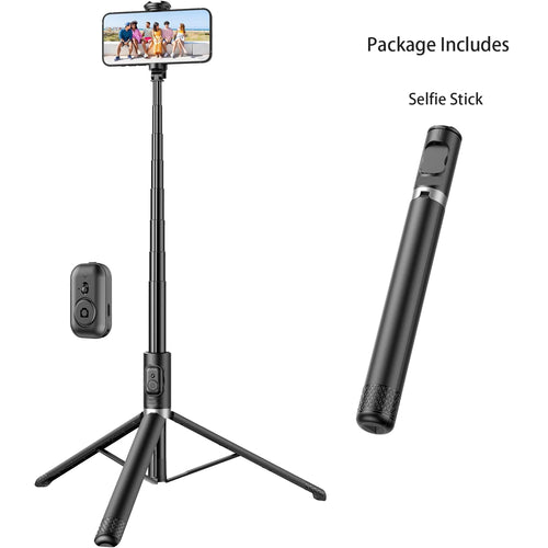 Selfieshow Selfie Stick with Wireless Bluetooth Remote Portable 72