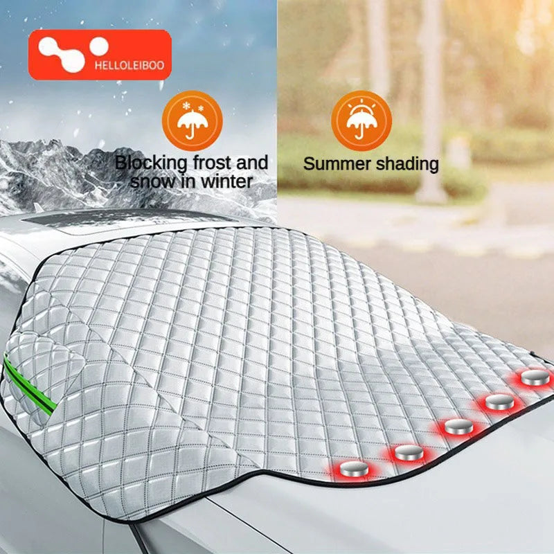 LEIBOO Sunshade Cover Car Windshield Snow Sun Shade Waterproof