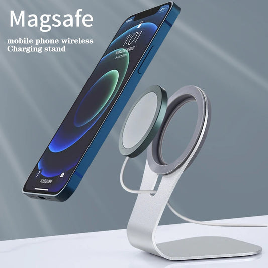 Magsafe Cell Phone Charger Stand Magnetic Phone Stand Aluminum Alloy