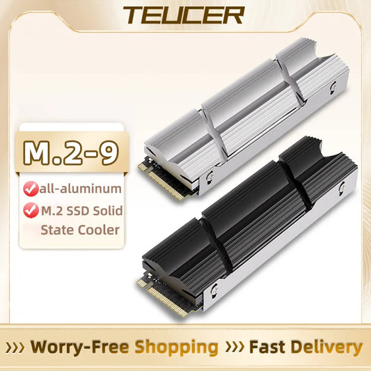 TEUCER M.2-9 SSD NVMe Heat Sink M2 2280 SSD Hard Disk Aluminum Heat