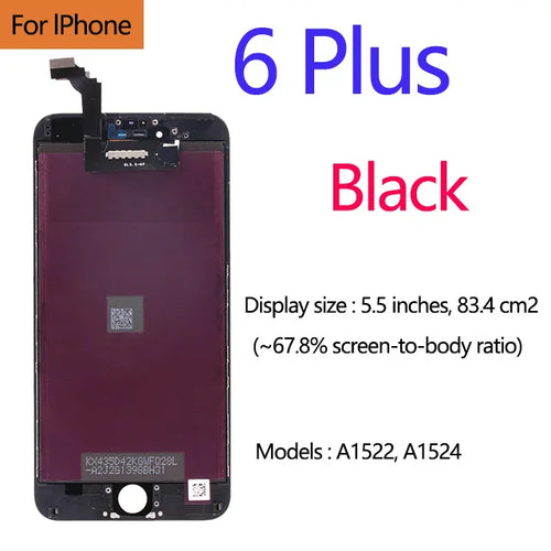 AAA+++ Quality For iPhone 5 5s 5c 6 7 LCD Display Touch Screen For 6s