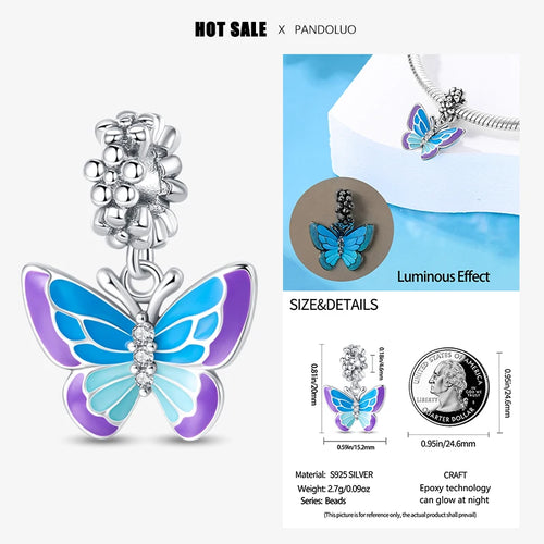 Sterling Silver 925 Devil Eye Charm Owl Miracle Beads Suitable for