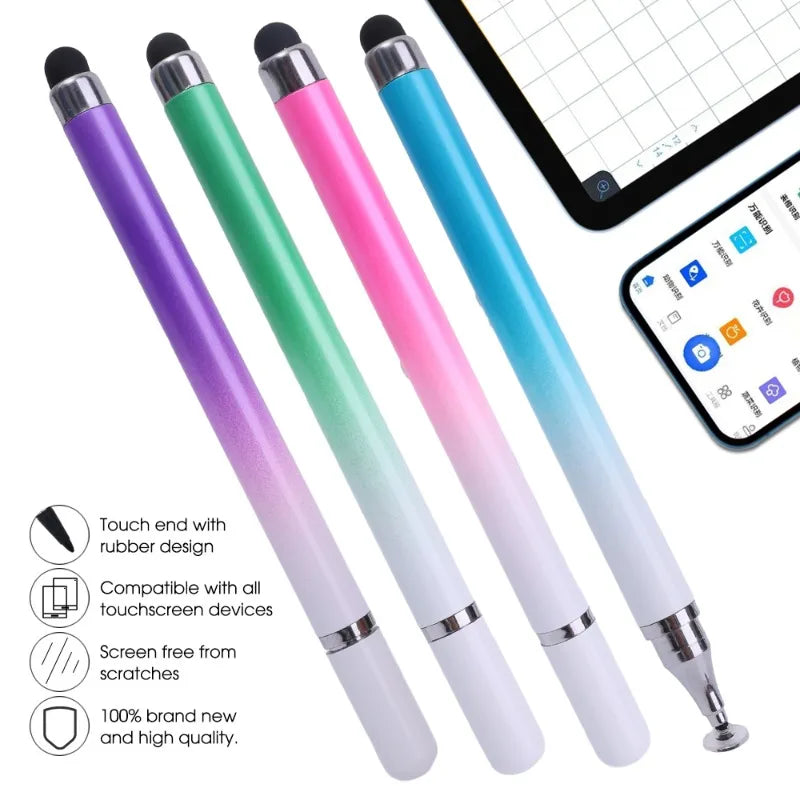 2 in 1 Stylus Pen for Cellphone Tablet Capacitive Touch Pencil for