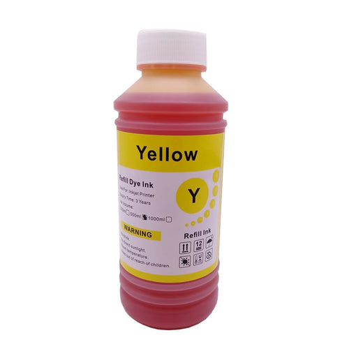 500ML Universal BK C M Y Refill Dye Based Ink Large Capacity Use For