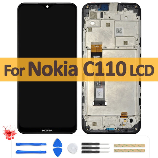 6.3" Original LCD For Nokia C110 LCD Display Touch Screen Digitizer