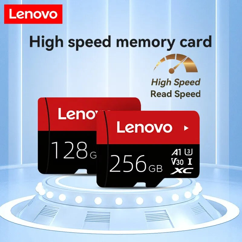 Lenovo Select Micro SD-Memory-Card, 256GB MicroSDXC 130MB/s Full HD &