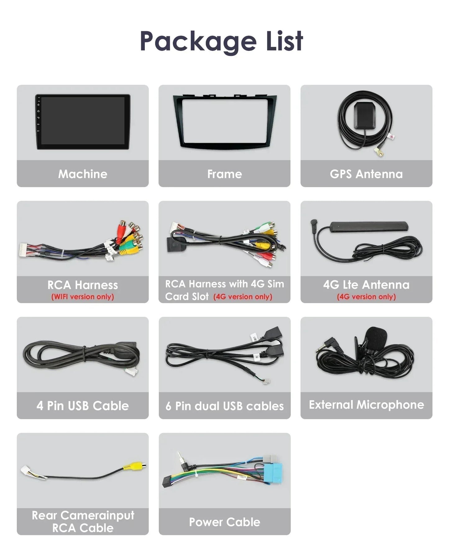 Hizpo Car Radio Multimedia Player For Suzuki Swift 4 2011 2012 2013