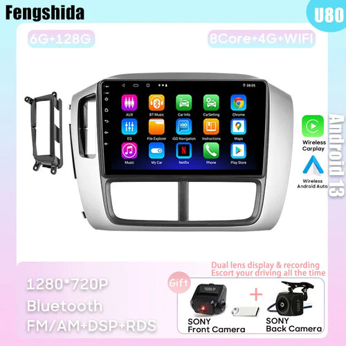Car Video Player For Honda Pilot 1 2005 - 2008 WIFI Android Auto Car