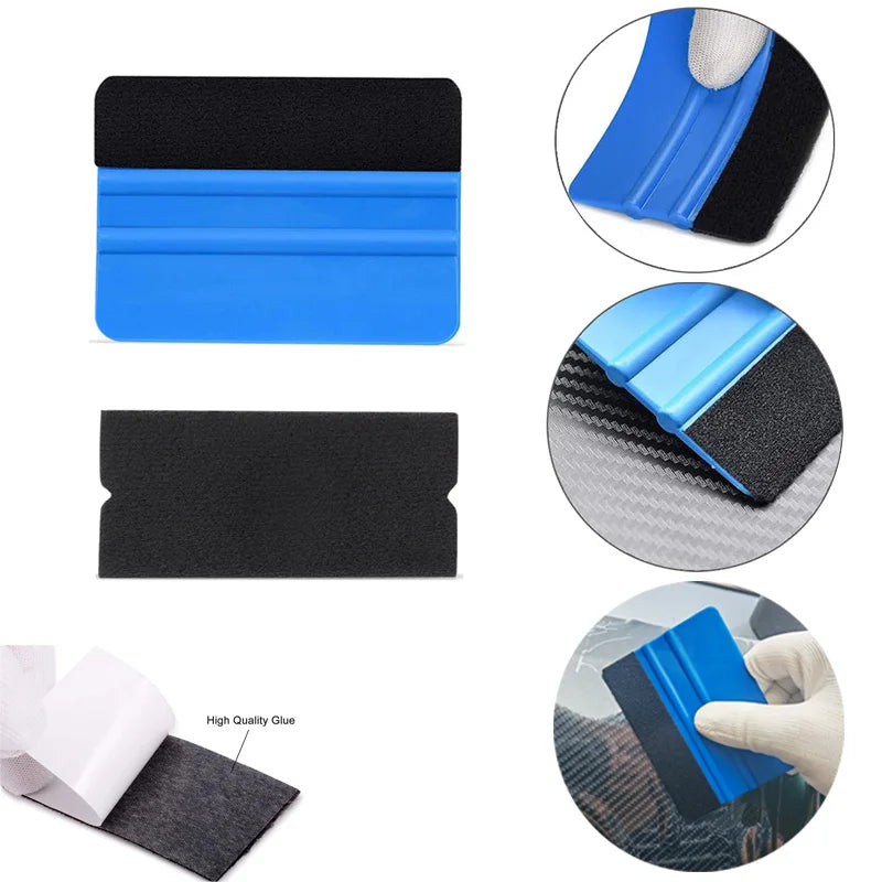 Hot Car Tinting Kit Vinyl Wrap Tools Window Film Squeegee Scraper