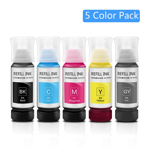 T115 T07J Refill Ink For Epson Tank L8160 L8180 Photo Inkjet Printer