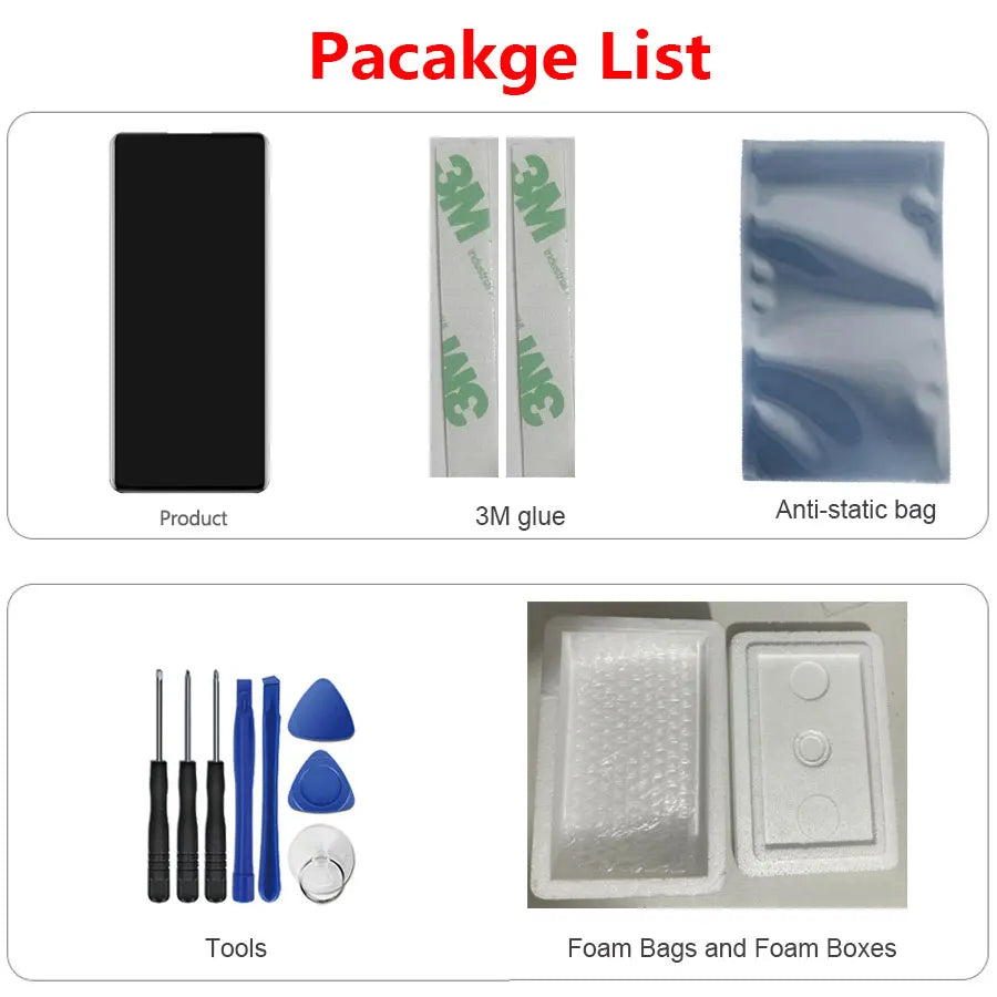 For Amoled Note 10 Plus Screen for Samsung Galaxy Note10+ N975F Lcd