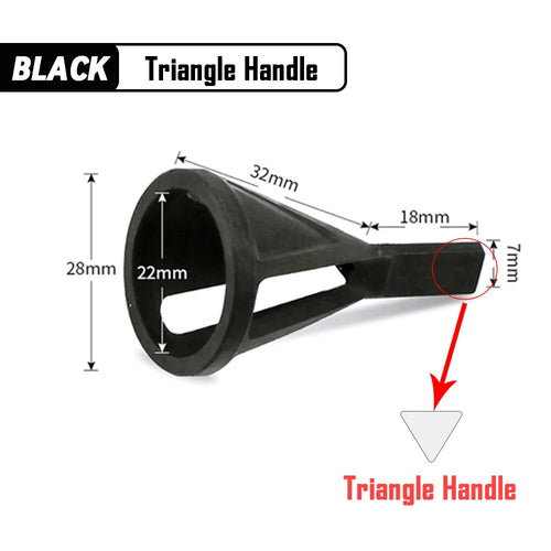 Deburring External Chamfer Tool Metal Hex Triangle Trimming Drill Bit