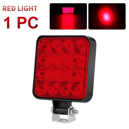 BraveWAY LED Work Light/Driving Light Super Bright Fog Light DRL for