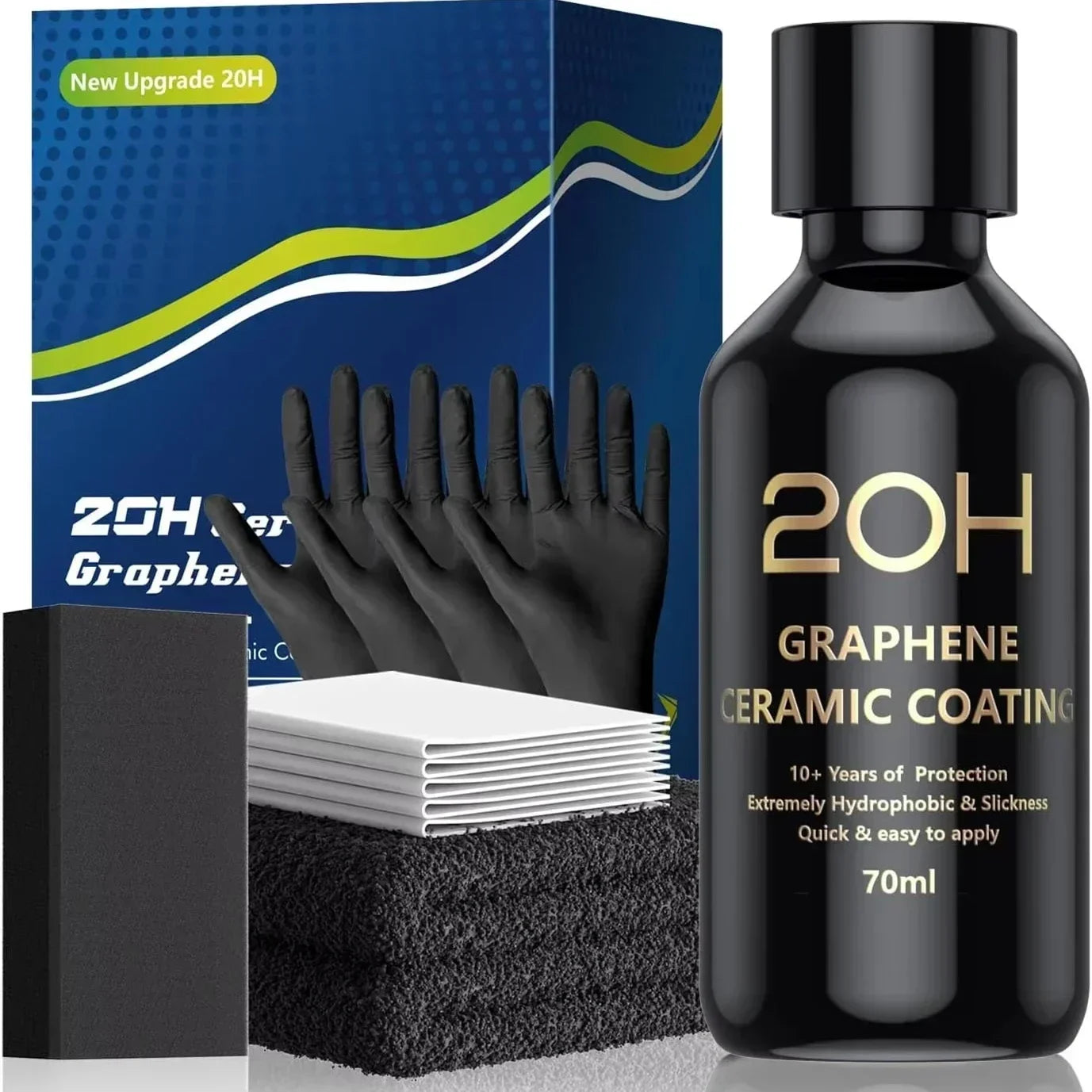 Graphene Ceramic Coating 20H/12H with Self Healing and UV Track