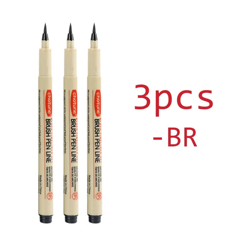 Art Manga Outlining Pen Pigment Liner Micron Pen Marker set Hook Line