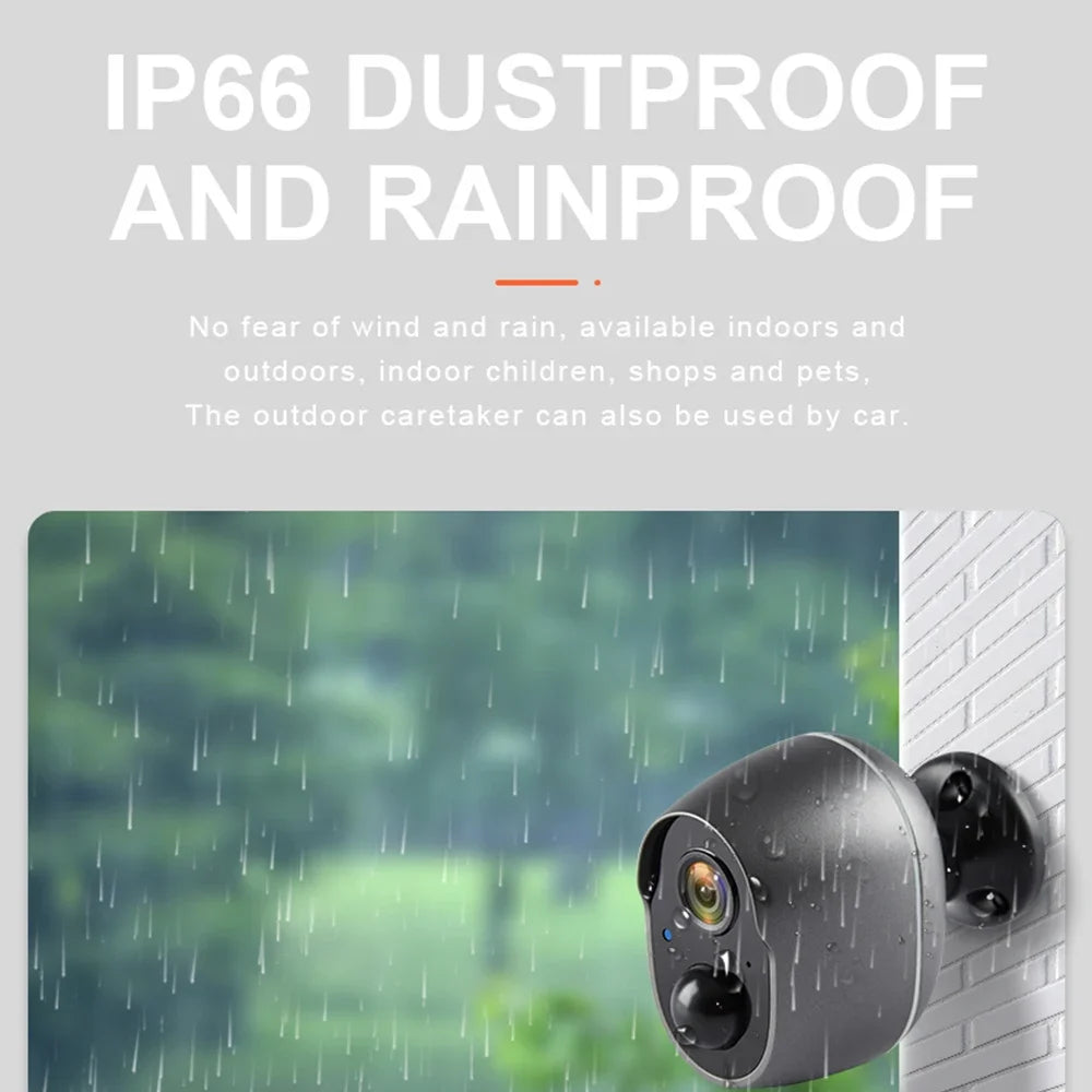 Tuya Smart 6000mAh Rechargeable Battery Wireless WiFi Buzzer Siren