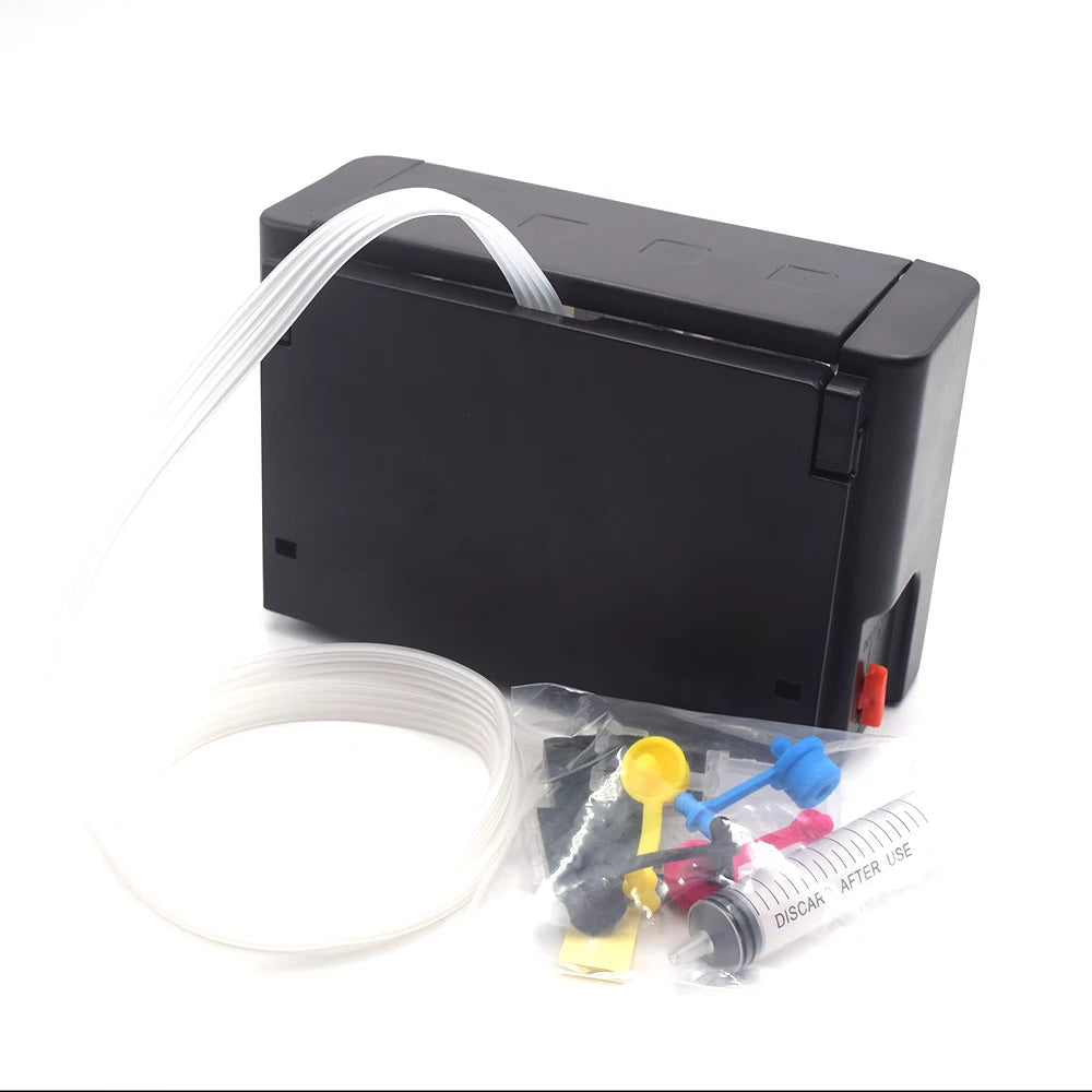 4 Color Printer Empty Tank Box Replacement Kit DIY CISS Refill Case