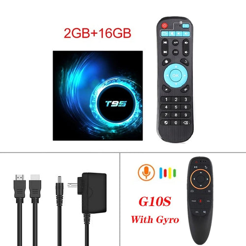 T95 TV Box Android 14 4GB 64GB 128GB Allwinner H616 Quad Core Support