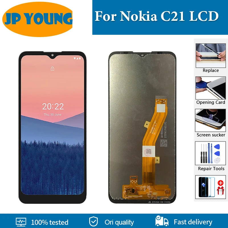 6.52'' Original LCD For Nokia C21 LCD Display Touch Screen Digitizer