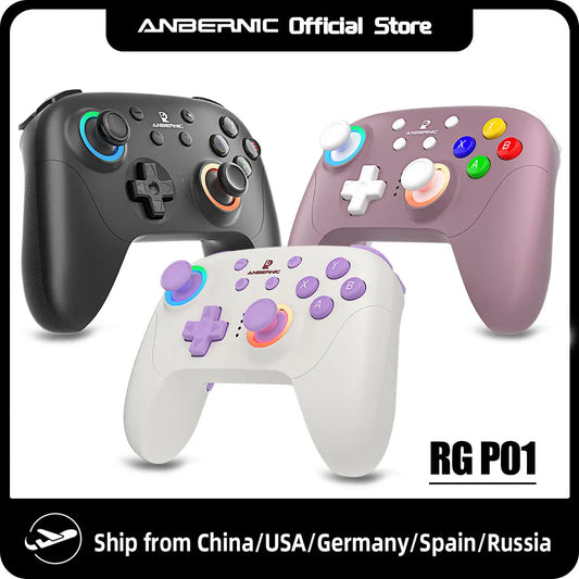 ANBERNIC RG P01 Gaming Controller Wired/Wireless Bluetooth Gamepad