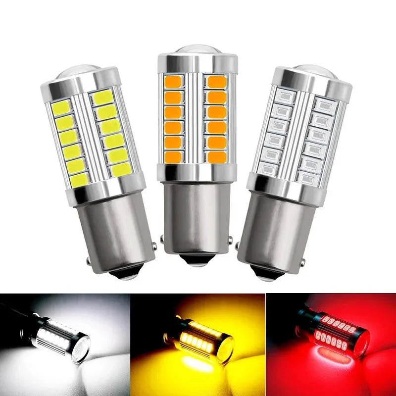 2X 1156 1157 P21/5W BAY15D 7440 7443 3157 33SMD Super Bright Brake