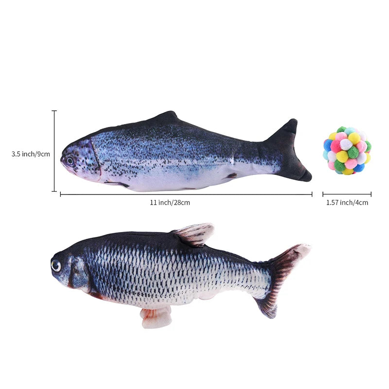Pet Electric Cat Toy Fish Pet Cat Toy Simulation Fish Swing Dance Fish