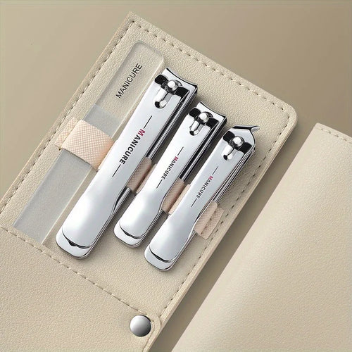 Professional Nail Clipper Set Portable Nail Scissors Stainless Steel