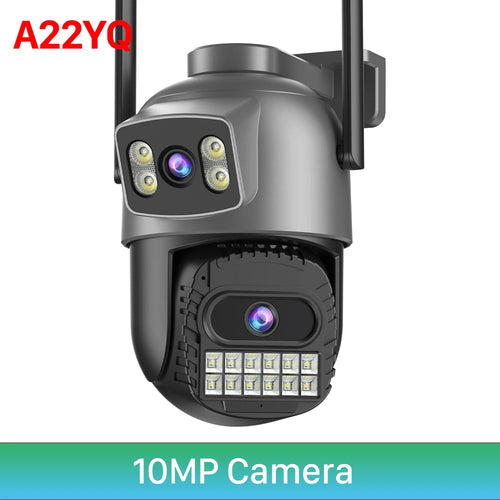 20MP 8K HD WiFi Camera Outdoor 10X Zoom Four Lens Three Screen Auto
