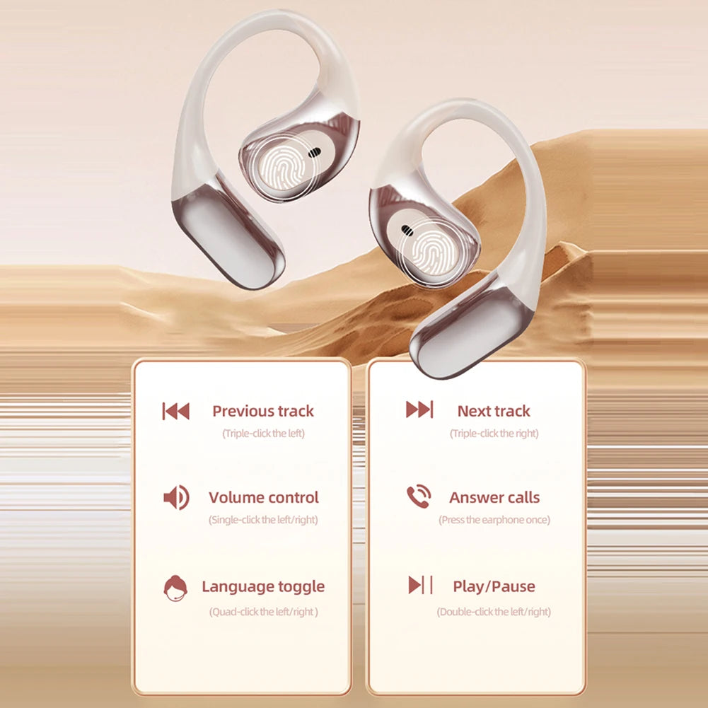 Translator Earbuds 142 Languages Noise Cancelling Bluetooth 5.4