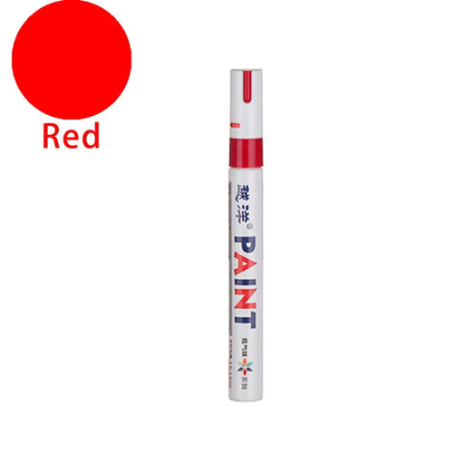 12 Color White Waterproof Rubber Permanent Paint Marker Drawing Car
