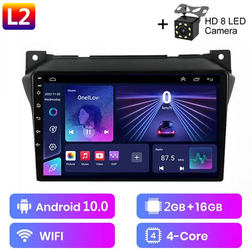 Android 12 2G+32G For Suzuki Alto 2009 2010 2011 2012 2013 2014 2015
