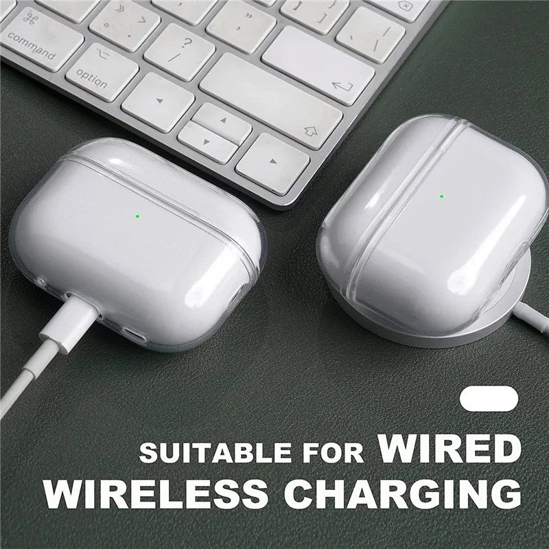 Clear Soft TPU Earphone Case with Lanyard Strap for Airpods Pro 2 2022