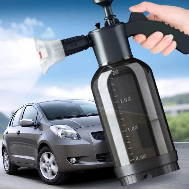 Plastic Disinfection Water Bottle Car Washing Spray Pot Foam 2L Spray