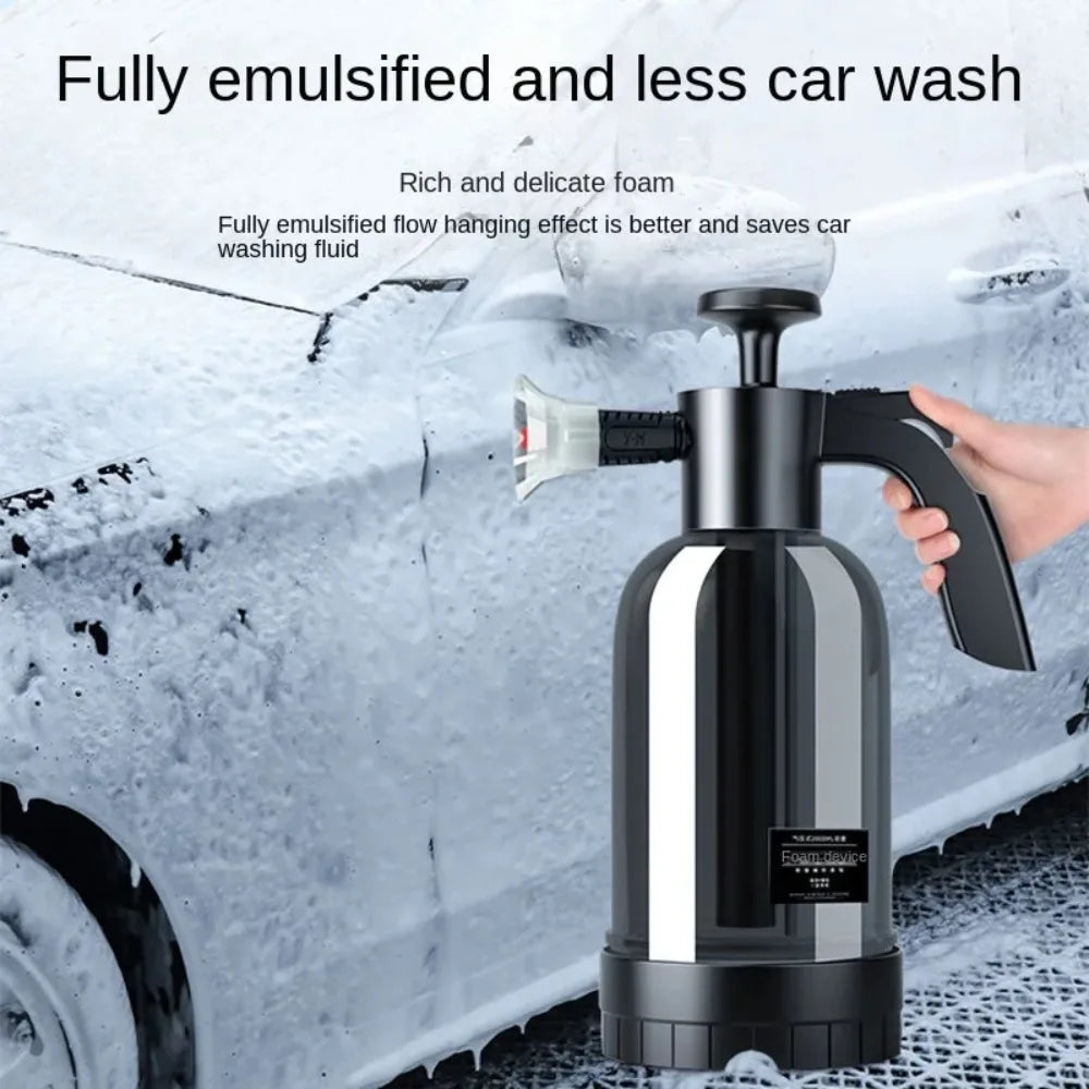 Car Wash Gun 2L Car Wash Spray Bottle Foam Sprayer Car Air Pressure
