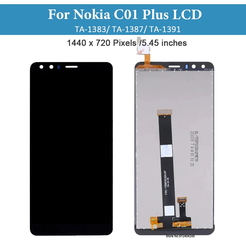 Original 5.45"LCD For Nokia C01 Plus LCD Display Nokia C01Plus TA-1383