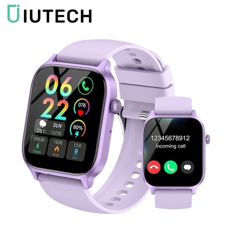IUTECH Y7PRO Smart Watch 2024 Men Women 1.85 inch Screen Bluetooth