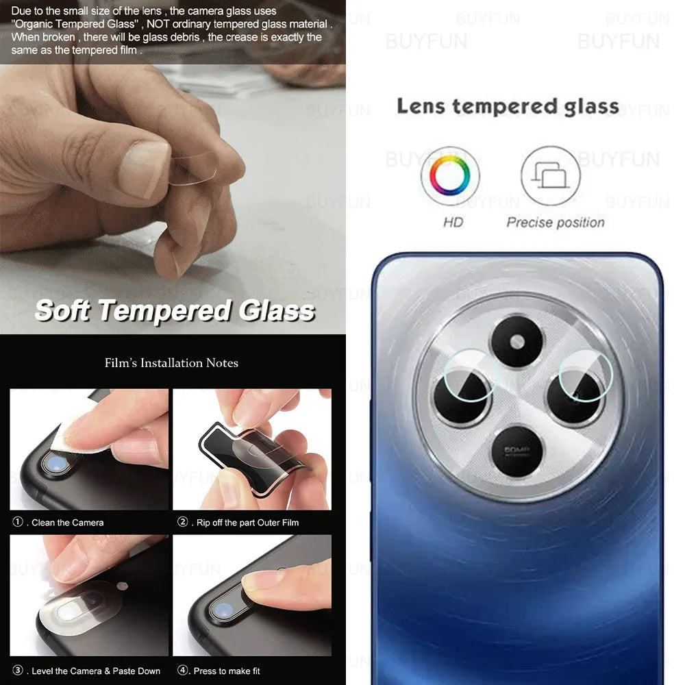 Glass For Xiaomi Redmi 14C Global Tempered Glass Camera Lens Film