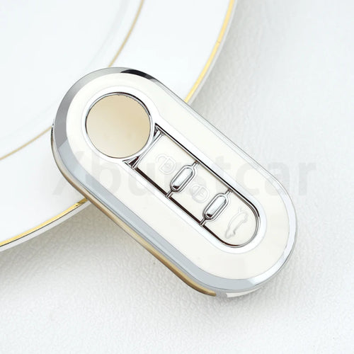 3 Buttons TPU Car Key Cover Case Remote Auto Folding Flip Key Case for