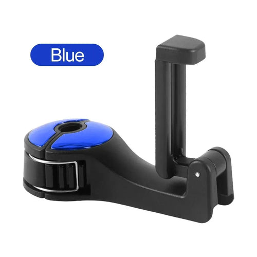 Car Headrest Hook & Phone Holder Seat Back Hanger for Rear Seat Cradle