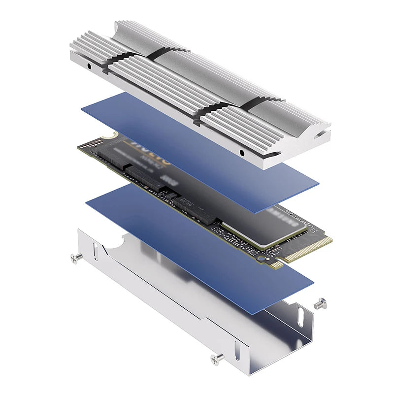 TEUCER M.2-9 SSD NVMe Heat Sink M2 2280 SSD Hard Disk Aluminum Heat