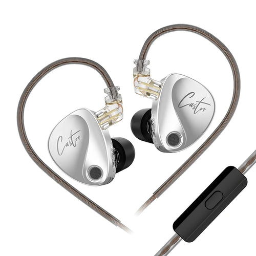NEW KZ Castor In Ear HiFi Earphone 2DD Dynamic High-end Tunable