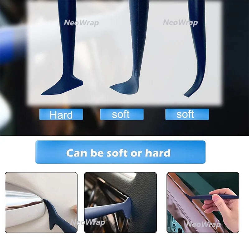 Hot Car Tinting Kit Vinyl Wrap Tools Window Film Squeegee Scraper