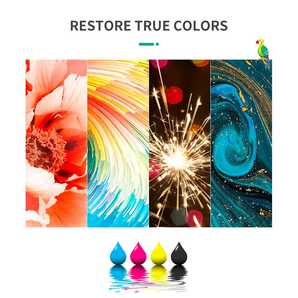 Universal Printer Ink 100ML Refill CISS kit Compatible For HP Canon