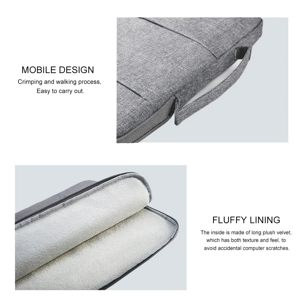 Laptop Bag Sleeve For Macbook Air M1 Mac Book Pro M2 M3 Lenovo iPad 13