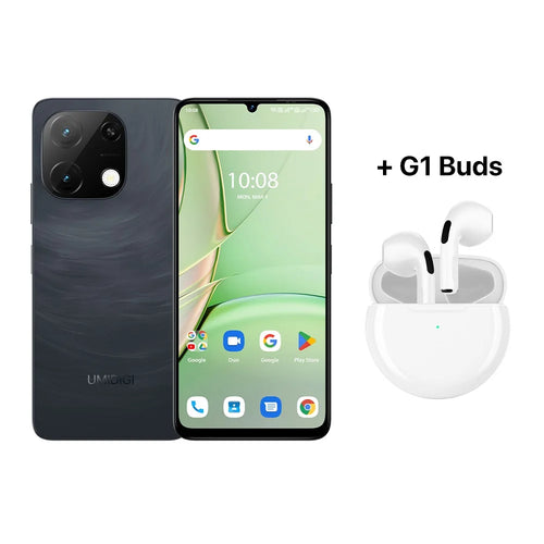 UMIDIGI G9T Android 14 Smartphone UNISOC T606 4GB 128GB 6.75” Water