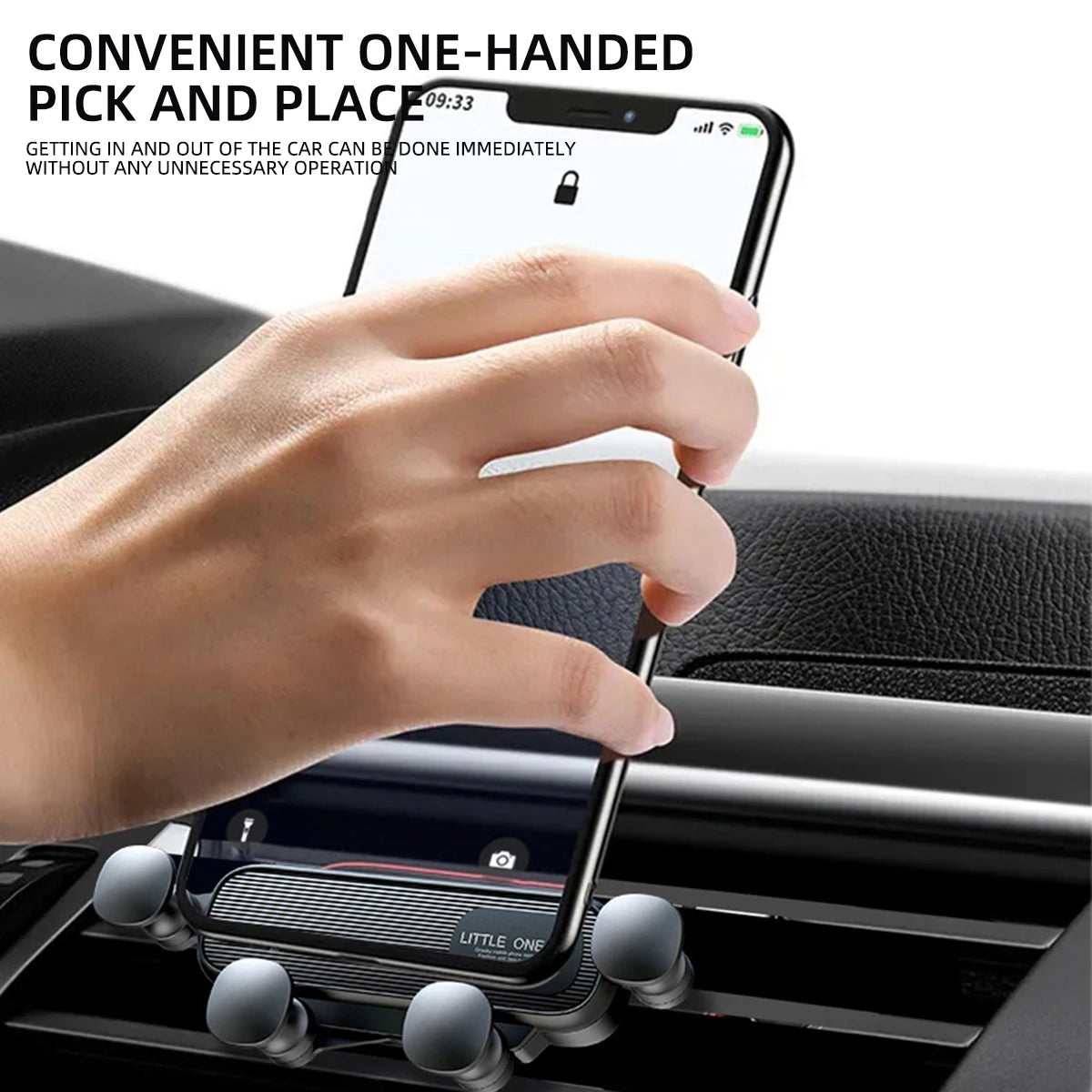 Gravity Car Phone Holder for 4.7-7 inch Mobile Phone Car Air Vent
