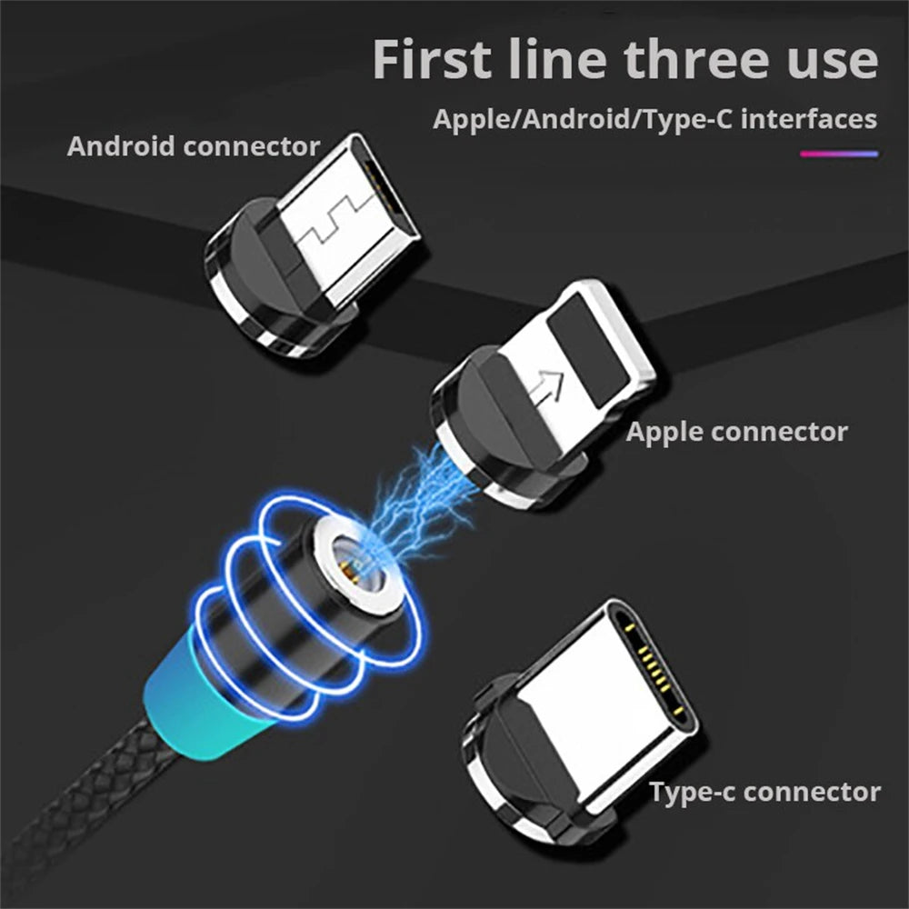 Magnetic Suction Streamer Data Cable for Apple Type C Android Mobile